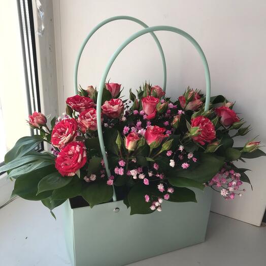 Flowers in a box
