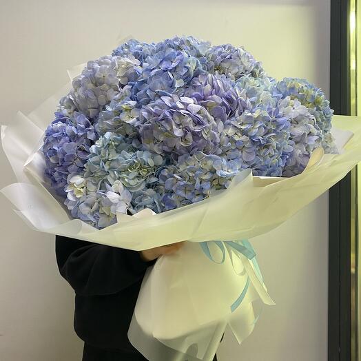 Gran ramo de hortensias