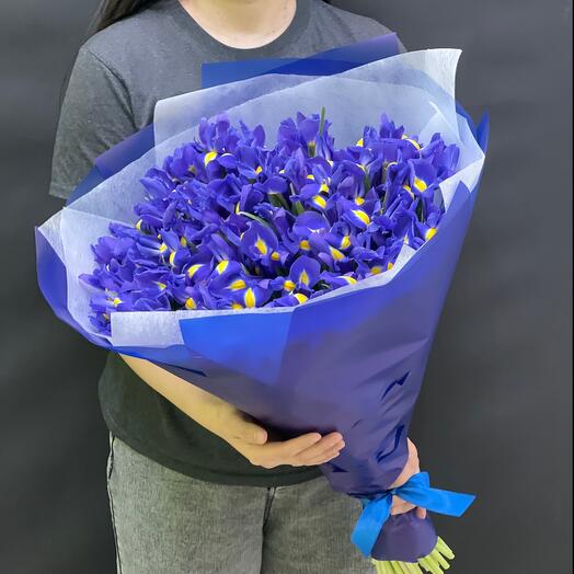 Cosmic bouquet of 51 irises