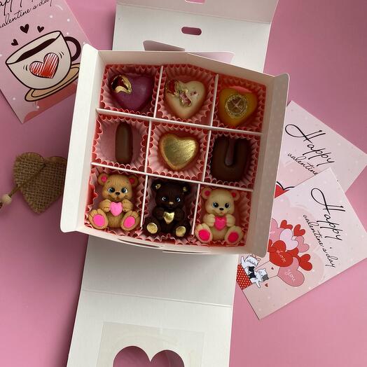 Set de dulces"love"