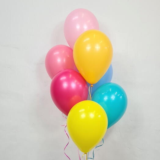 7 mixed Balloons bunch