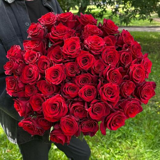 Букет из роз 51 шт