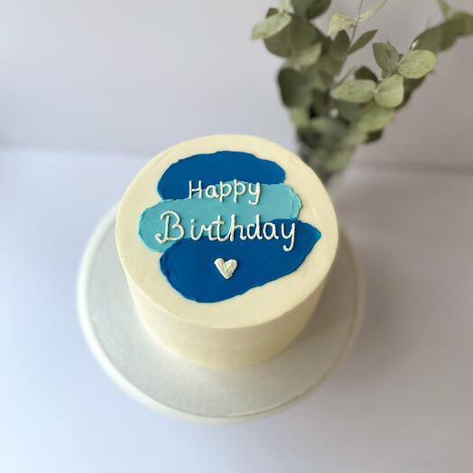 1 kg HAPPY BIRTHDAY cake
