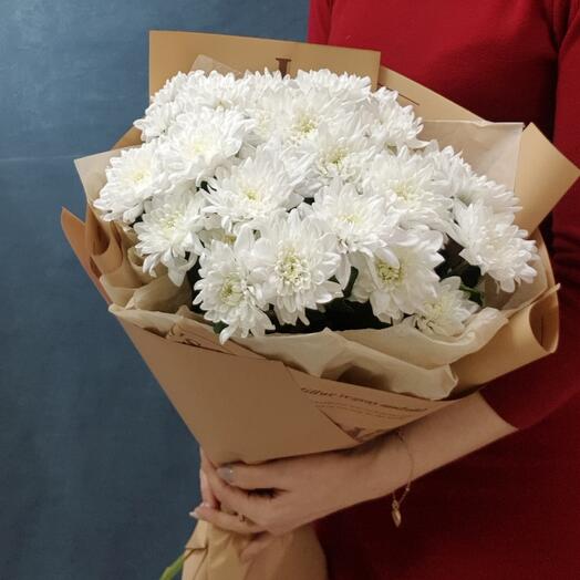 Bouquet of 5 chrysanthemums