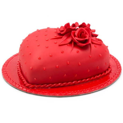 Heart shape love cake