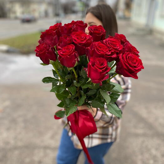 15 Ecuadorian roses 50cm