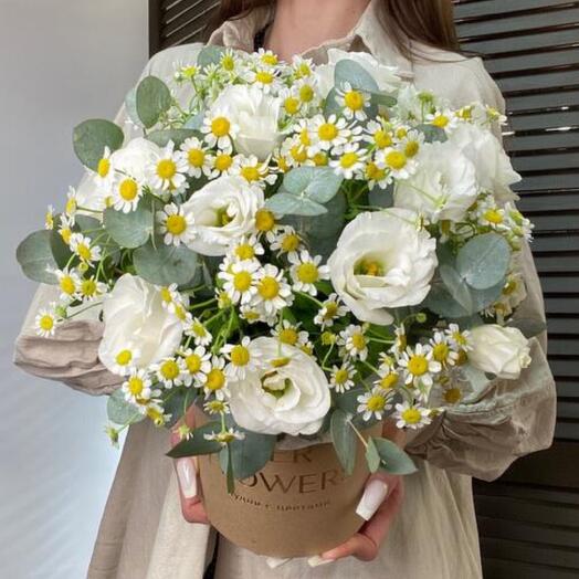 Flowers in a box "Tenderness"