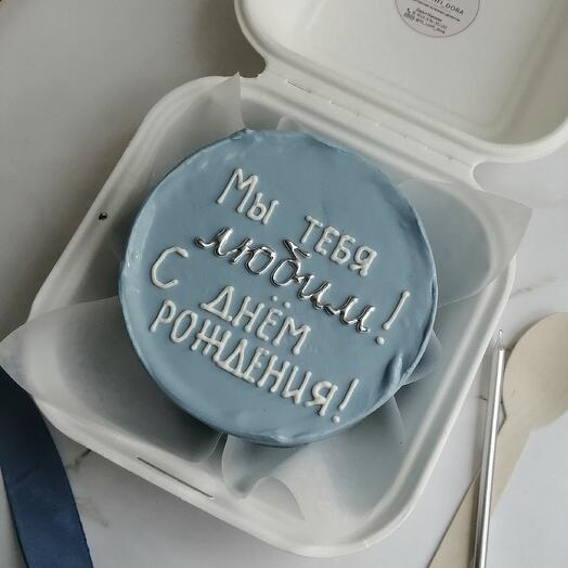 ПП бенто-торт на день рождения мужчине