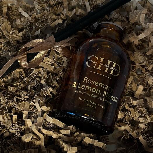 A gift for Mom. Aroma diffuser for home Rosemary lemon, neroli , volume 50ml