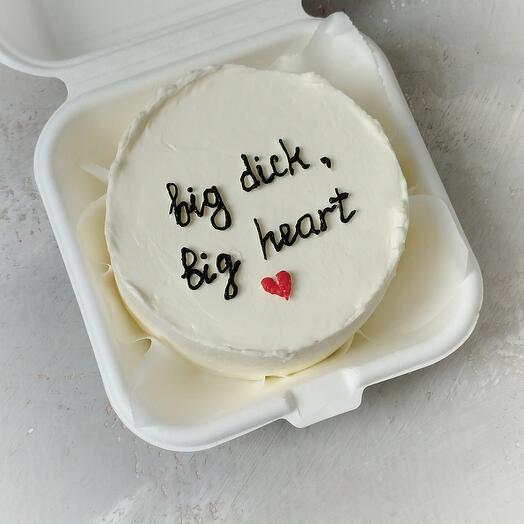 Бенто торт для любимого big heart