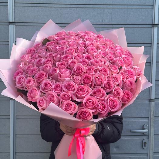 Rose 101 in a pink package