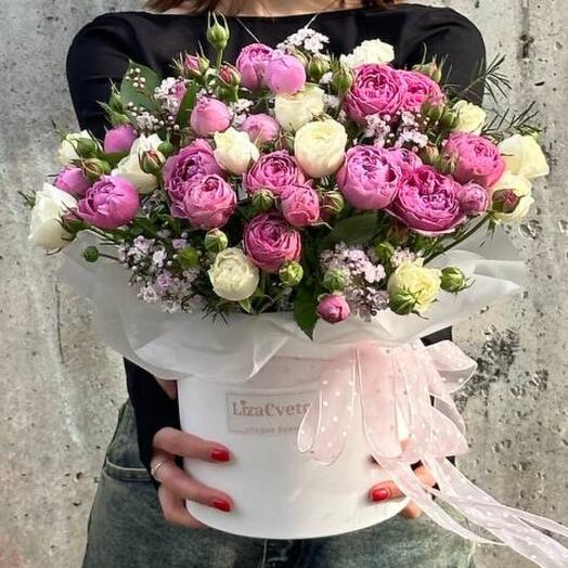Цветы в коробке