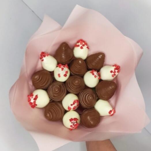Букет из клубники в шоколаде