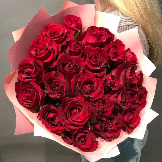 Dolcette bouquet (25 red roses)