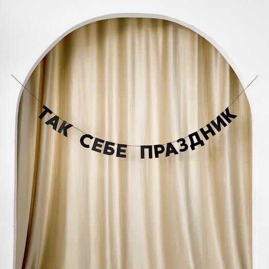 Гирлянда ТАК СЕБЕ ПРАЗДНИК