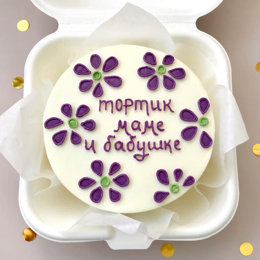 Бенто-торт для мамы и бабушки