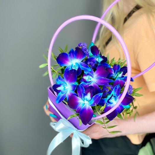 Bolso con orquídeas espaciales