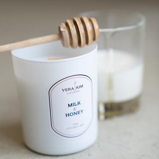 Ароматическая свеча MILK HONEY в сумочке