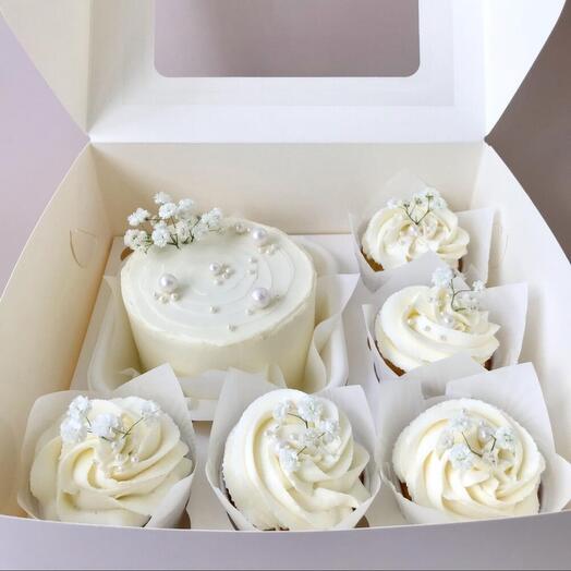 Сладкий набор бенто +  5 капкейки