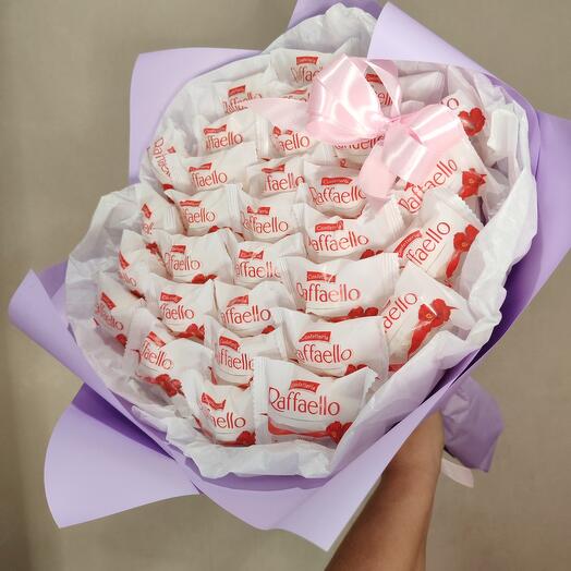 A bouquet of chocolates is an exquisite gift for those with a sweet tooth.