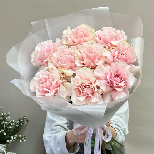 Fragrant Ecuadorian Rose Pink Mondial 9 pieces (French Rose)