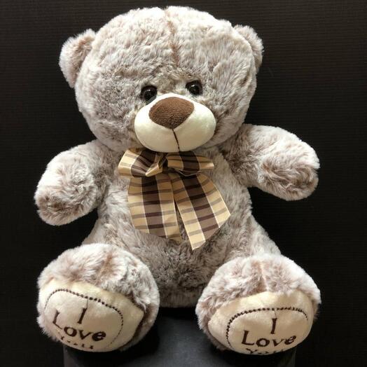 Мягкая игрушка "Мишка с бантом  I Love You"