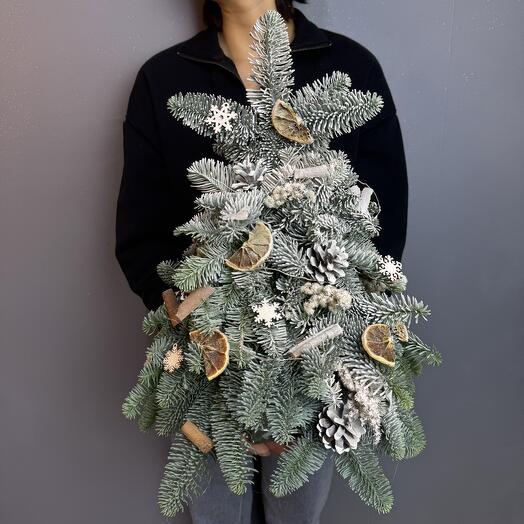 Елочка эко декор, елка из нобилиса