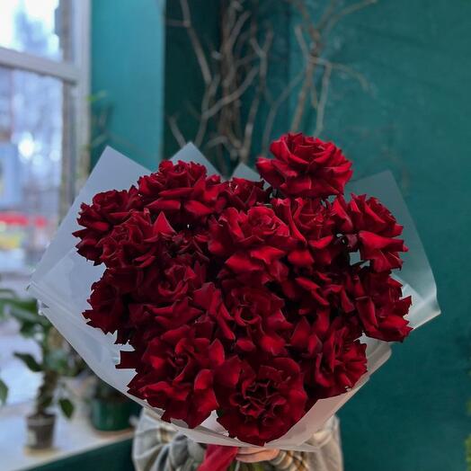 Букет из 21 французской розы