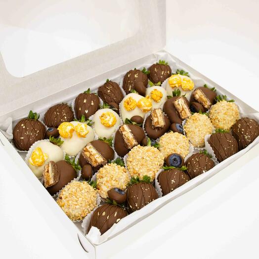 Клубника в шоколаде - набор 30 шт