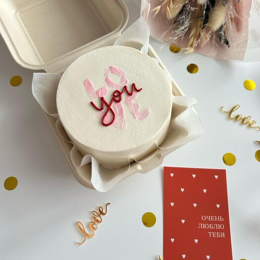 Бенто торт love you