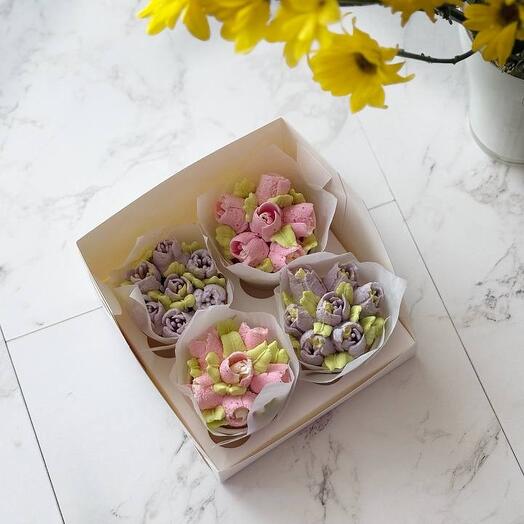 Капкейки 🌷 4 шт корпоративные подарки