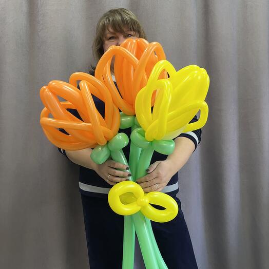 Bouquet of 3 tulips