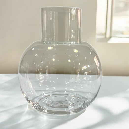 Clear vase