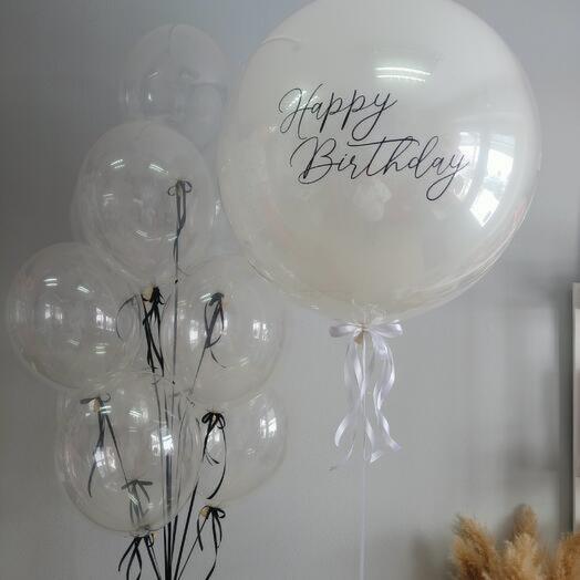 Set of balloons Aerial beauty