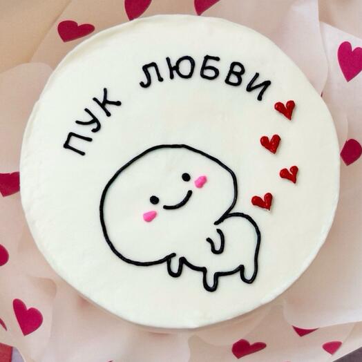 Бенто торт «Пук любви»