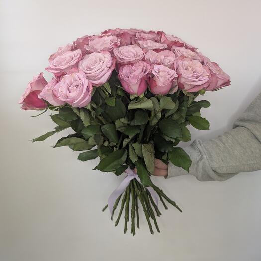 Букет роз Infused Pink 25 шт