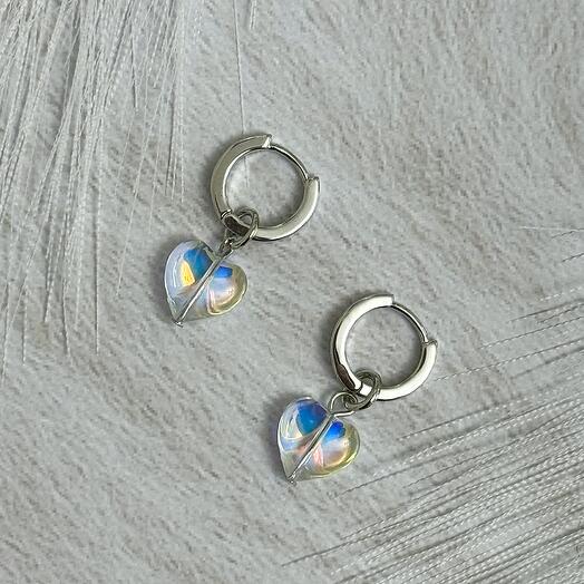 Серьги "Shimmer Hearts"