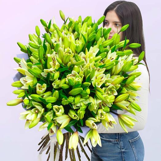 51 ветка лилии. Большой букет💖