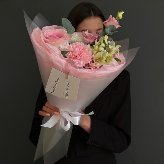 Букет в розовых тонах