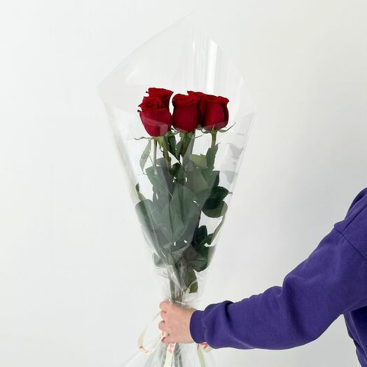 Букет "5 красных метровых роз"