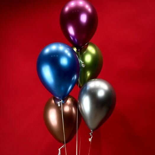 Яркий набор из перламутровых шаров, 5 шт