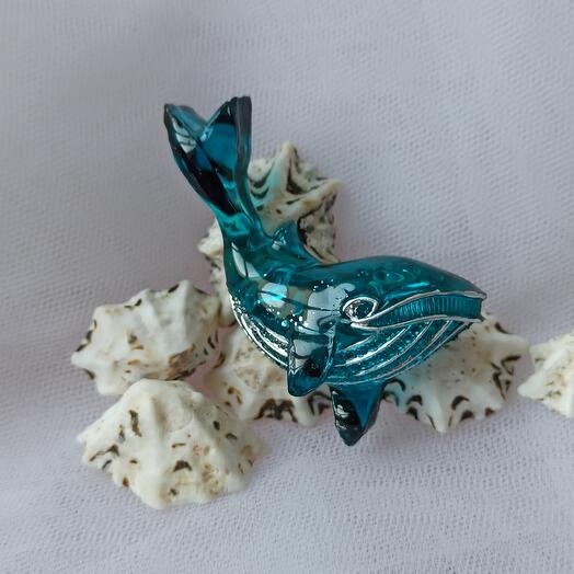 Брошь-булавка "Китенок"