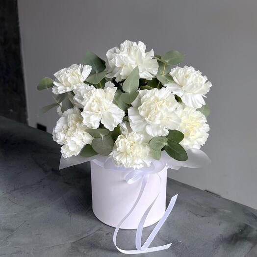 Flowerbox with a carnation