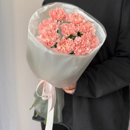 Букет из воздушных розовых диантусов