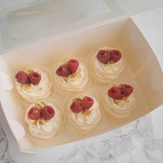 Павлова с малиной 6 шт