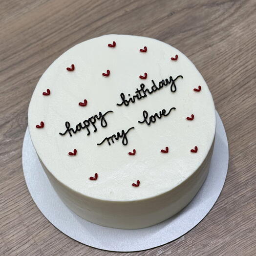 Торт 1,2кг «happy birthday my love»