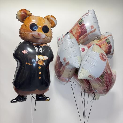 Воздушные шары для мужчины Капитан Удача