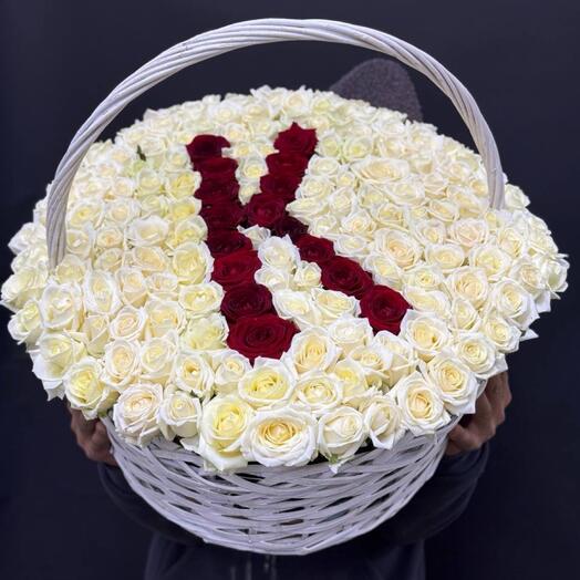 Корзина с розами K