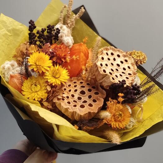 Букет из сухоцветов "Осенний"