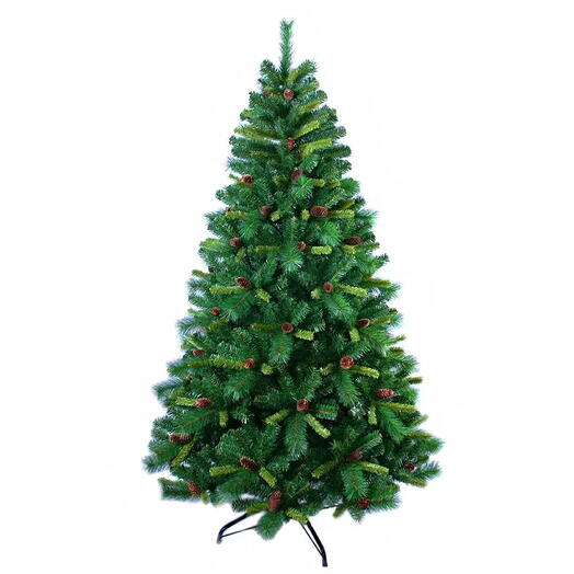 Ель настольная Мендоза (MENDOZA PINE) с шишками, (хвоя - леска+PVC),  91 см, Ели PENER
